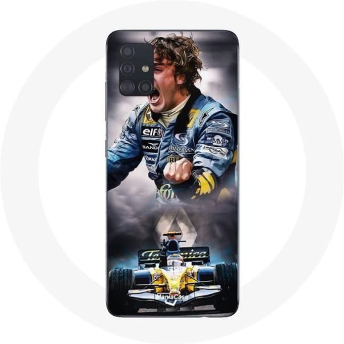 Samsung Galaxy A51 Case Formule 1 Fernando Alonso F1-coureur