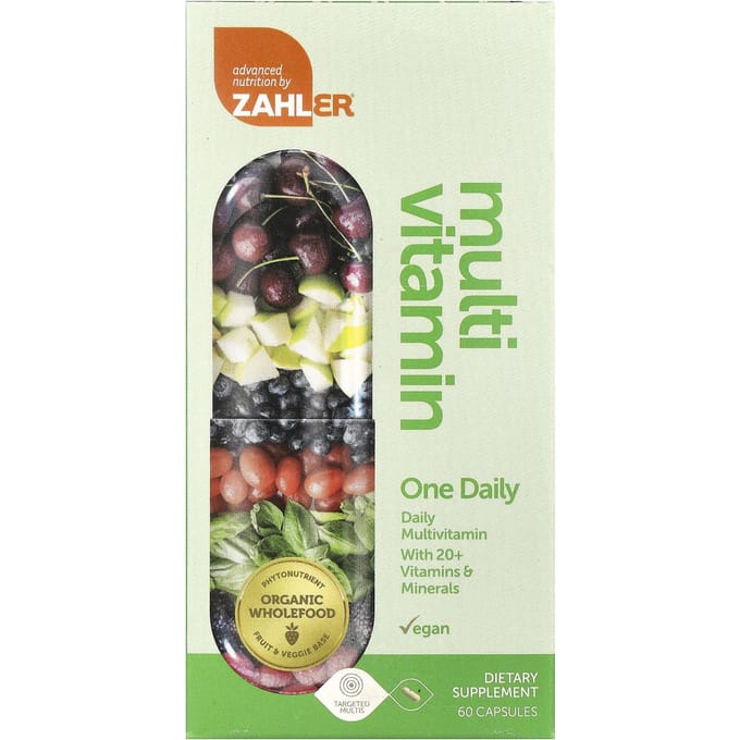 Zahler, One Daily, Multivitamine Quotidienne, 60 Capsules