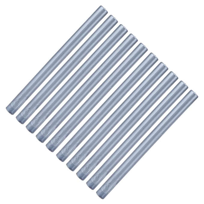 10 Stuks Zegellakstaven MultiColor Kleine Ronde Stempelgereedschappen voor DIY Uitnodigingen Kaarten blauw/grijs