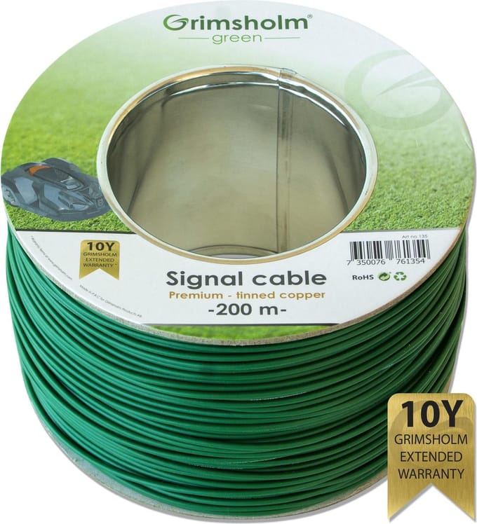 Installatie kabel robotmaaier universeel - ø2,5mm x 200 m - Perimeterdraad