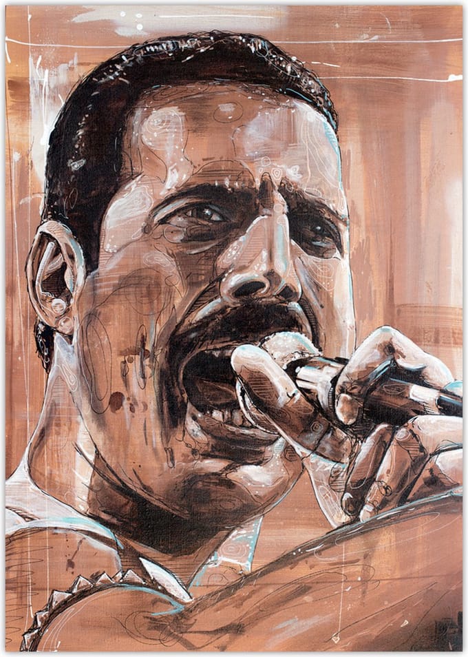 Freddie Mercury 04 poster 29,7x42 cm (A3)