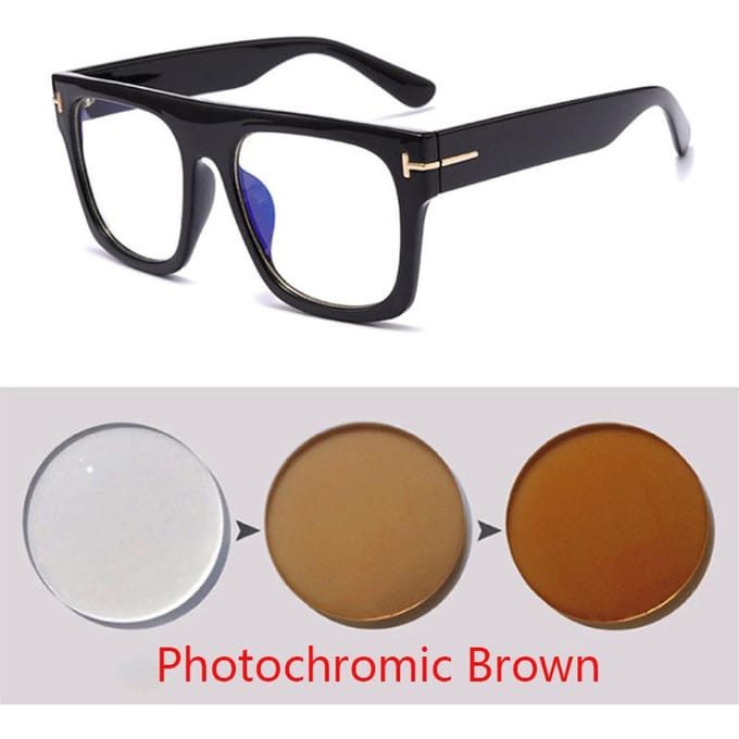 Oversized Brillen Heren Luxe Vierkant Groot Hyperopie Dames Leeszonnebril op Sterkte 0 +0.25 +0.5 +1.0 +2.0 +3.0 Tot +6.0 +4.5 black