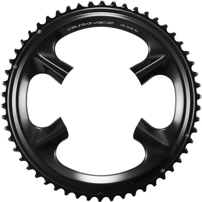 Shimano Dura Ace R9200 Buitenblad Zwart 54t