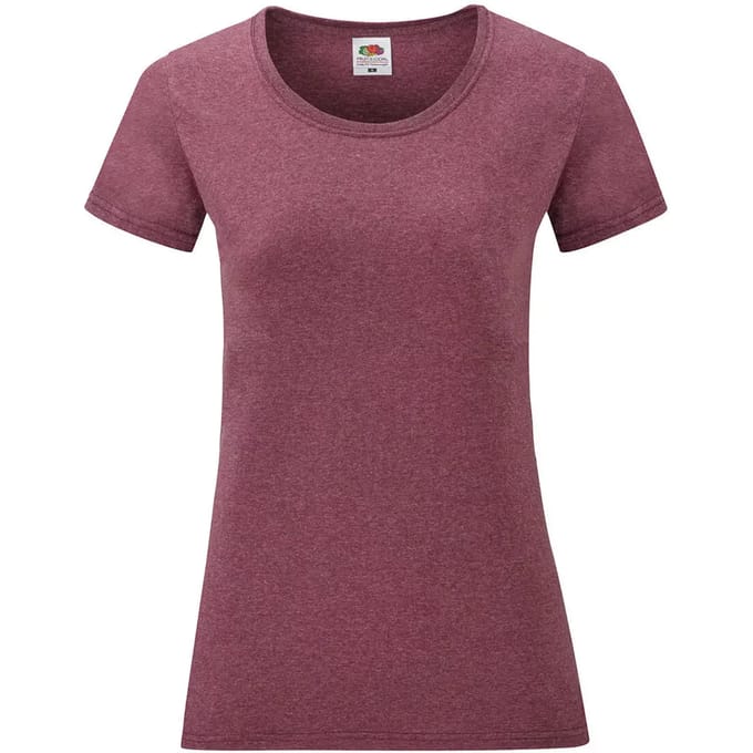 Dames-T-shirt Fruit of the Loom Valueweight