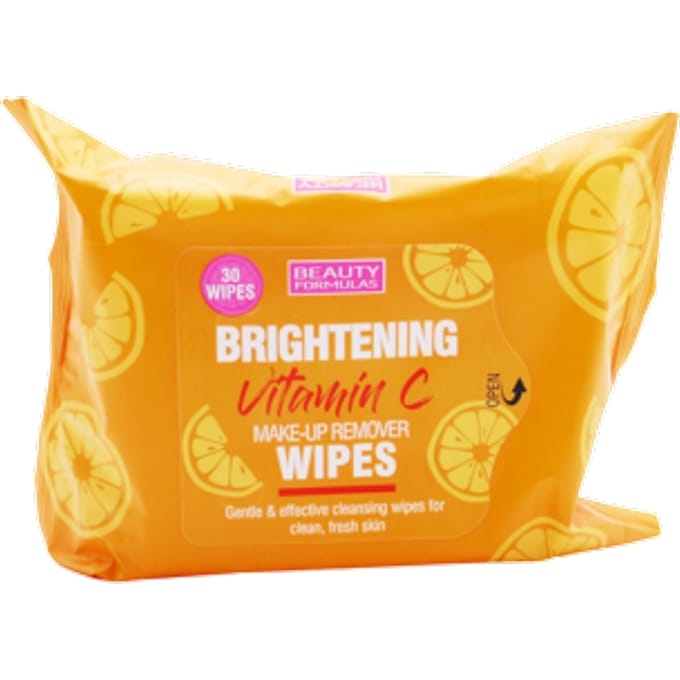 Beauty Formulas Vitamine C make-up remover doekjes - 30 stuks
