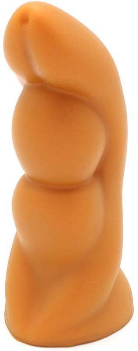 Gold Play - Soft Liquid Siliconen Dildo - Alien - Goud M