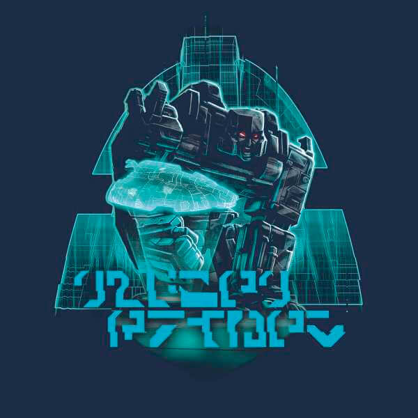 Transformers Megatrons Rage Unisex T-Shirt - Blauw - S