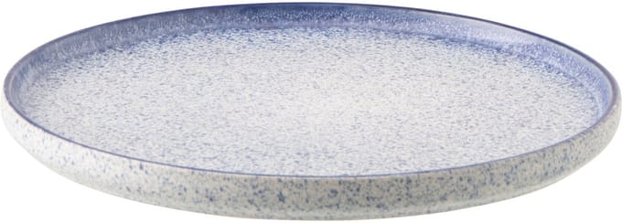 J-Line bord Luna - keramiek - blauw - large