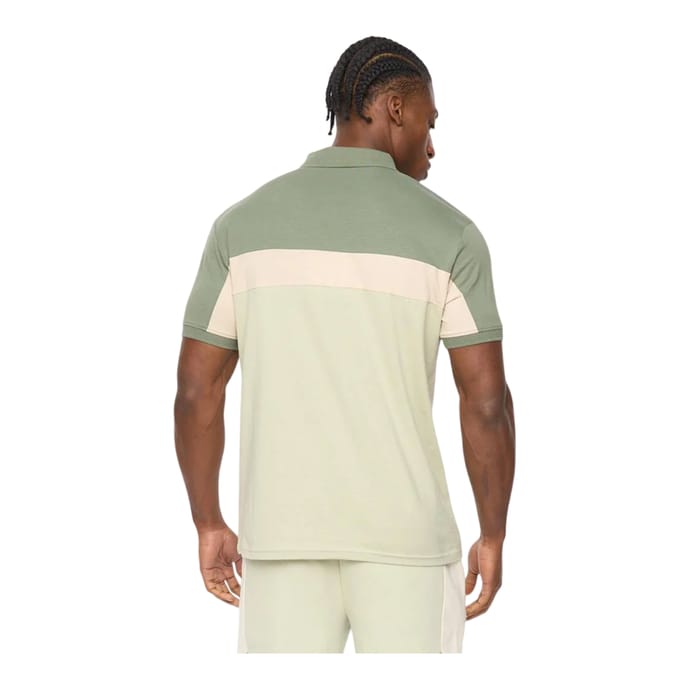 Crosshatch Heren Castlebay Poloshirt (Licht Olijf)