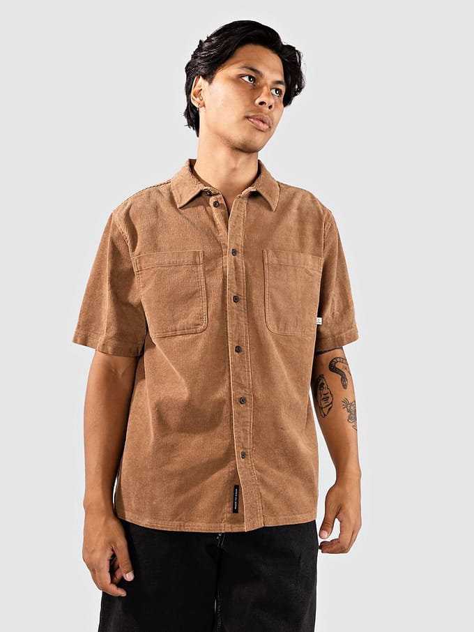 Passenger Backcountry Cord Hemd bruin
