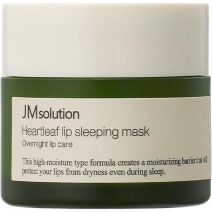 JMsolution Masque de Nuit pour Lèvres Heartleaf Hydratation Intense Nuit 20g white