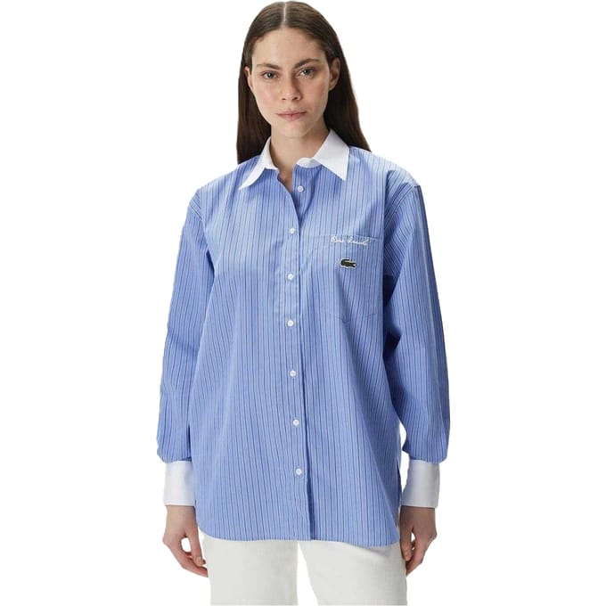 Lacoste Dames/dames Shirt (Perzisch Blauw)