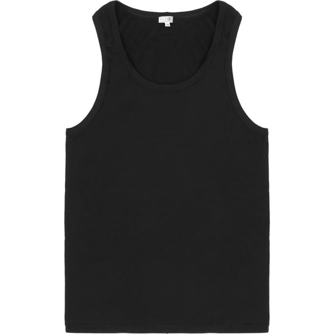 MaiSon Margiela Heren S Mm6 Nummering Logo Patch Tanktop MJD350020 001 (M) black