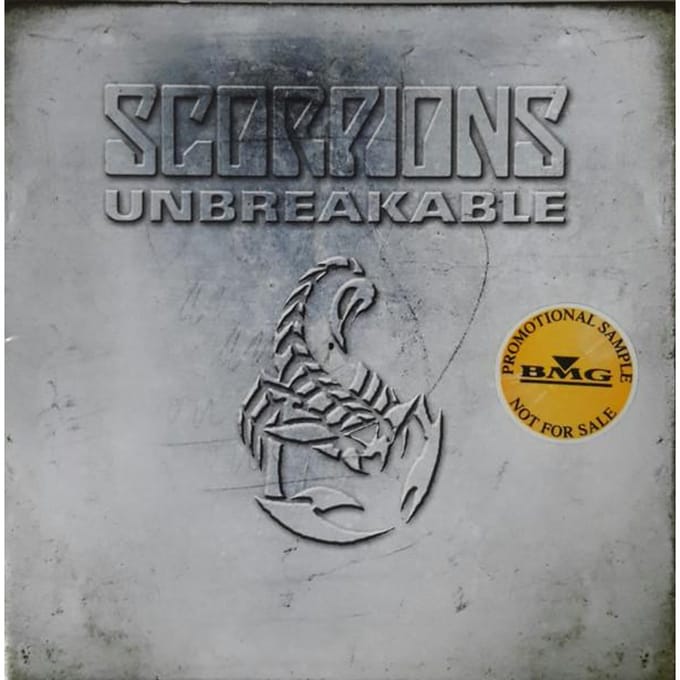 CD SCORPIONS - Unbreakable  82876609632 BMG 2004 Malaisie Rock Occasion gray