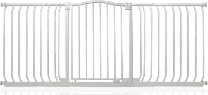 Safetots Klemhekje met Gebogen Bovenkant, 170cm - 179cm, Mat Wit
