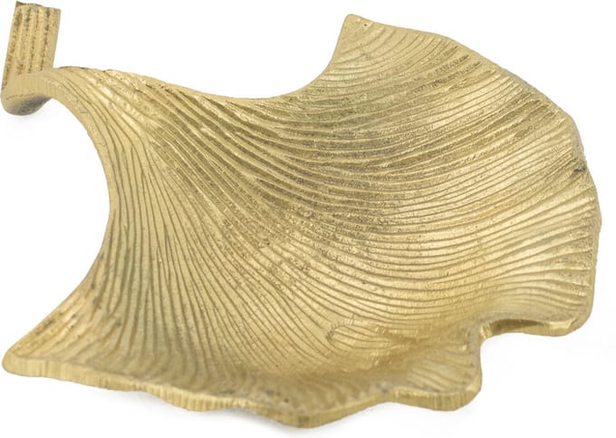 HomeBound by KY | Schaal metaal lotusblad goud | decoratieve schaal
