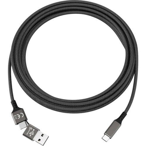Smrter USB-kabel USB 2.0 USB-C stekker, USB-C stekker 1.00 m Meerdere kleuren Met USB SMRTER_SPEEDY_C_BK
