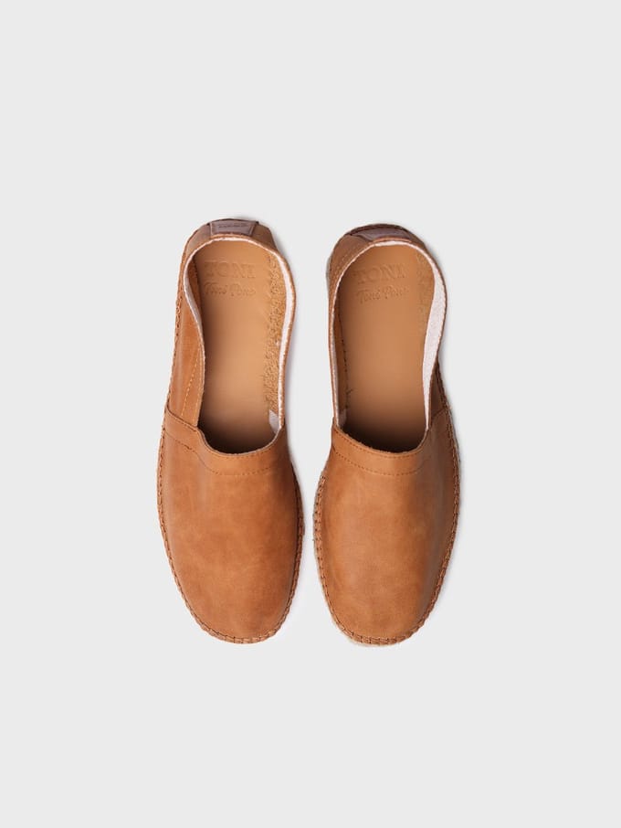 Leren espadrille voor heren | MARC