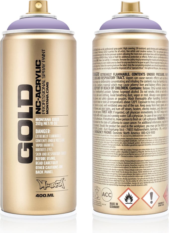 Montana GOLD G4110 Light Lilac spuitbus 400ml