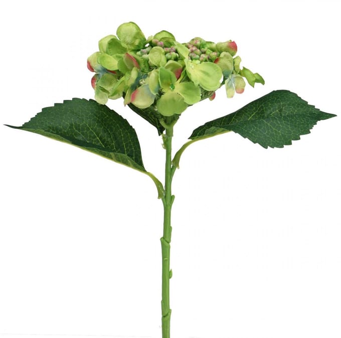 Hortensia kunst, bloemdecoratie, zijden bloem groen L44cm