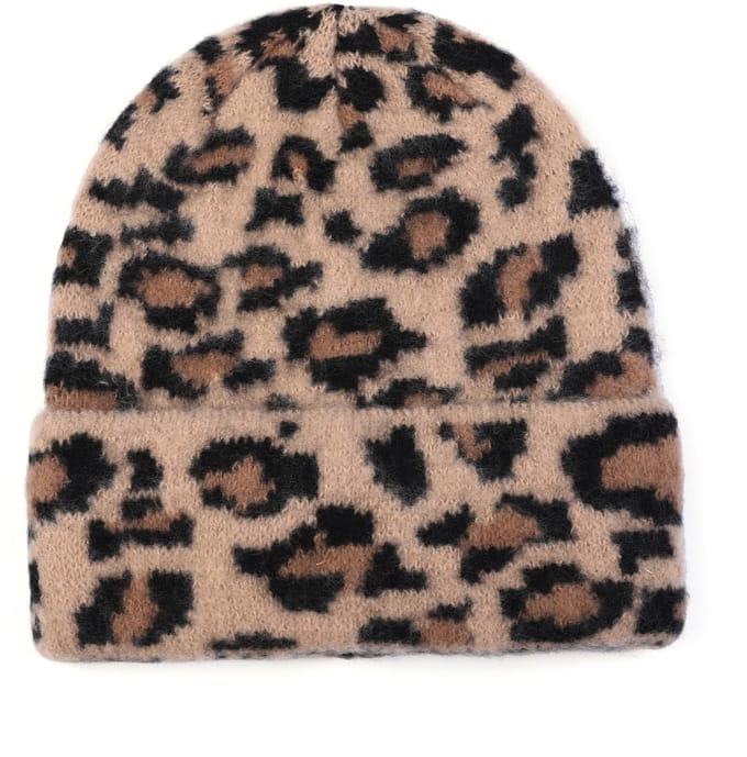 She life style - Luipaard winter muts - Camel