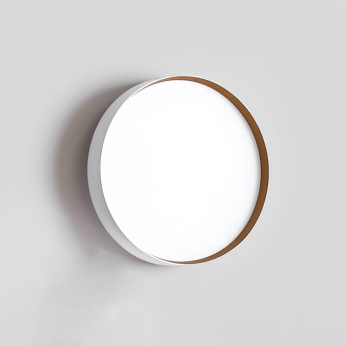 LOOM DESIGN LED plafondlamp Lucia, wit/goudkleurig Ø 45 cm