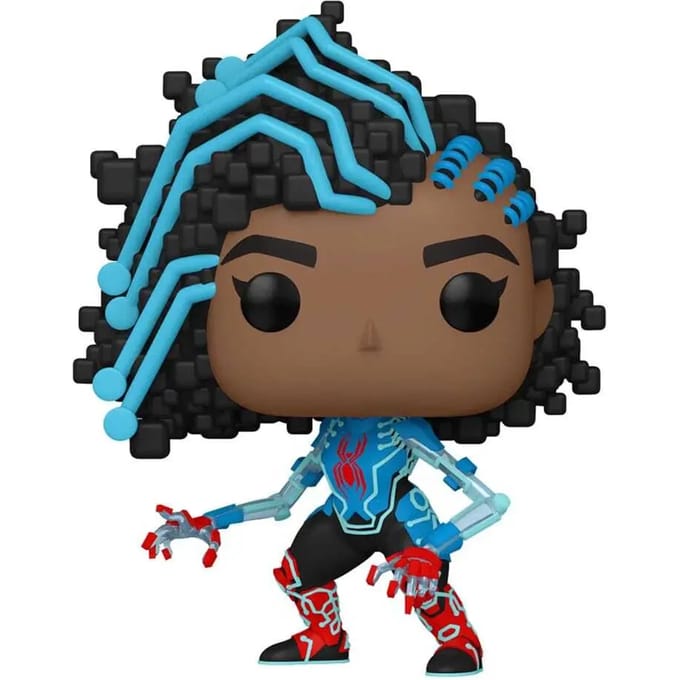 Funko SpiderMan Verzamelfiguur Marvel POP! Movies Across The Spider-Verse Spider-Byte 9 cm Multicolours
