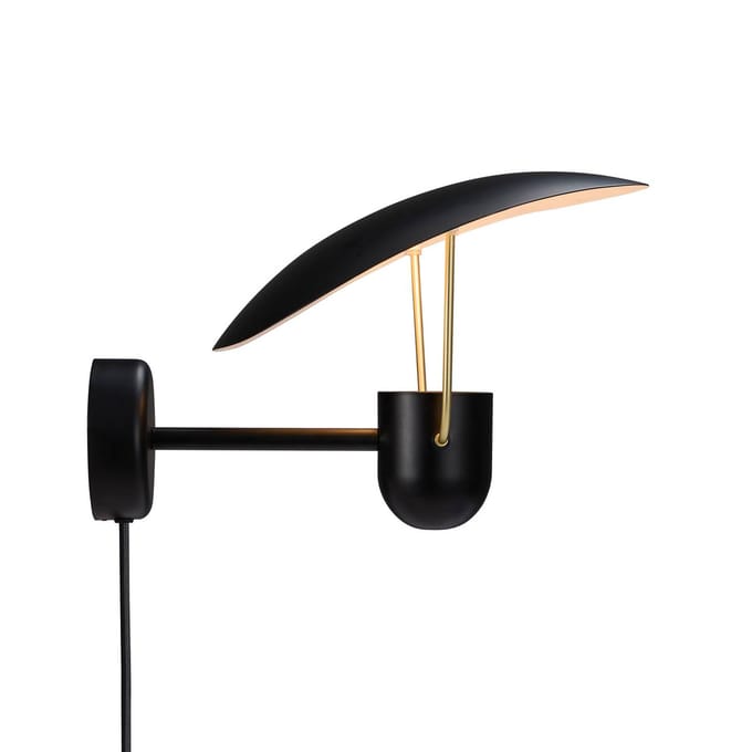 DFTP by Nordlux Wandlamp Fabiola met schakelaar, zwart