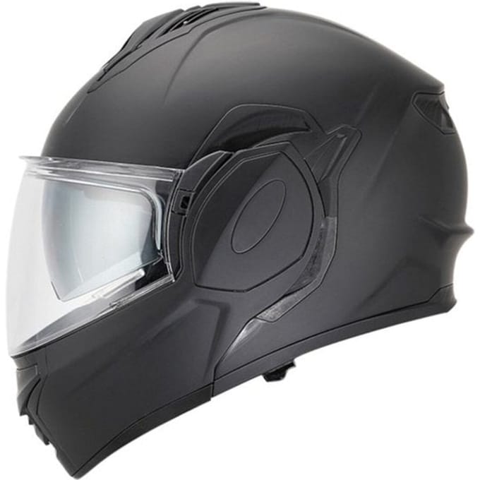 APEX MI200 Solid Mat Zwart Systeemhelm - Maat XL - Helm