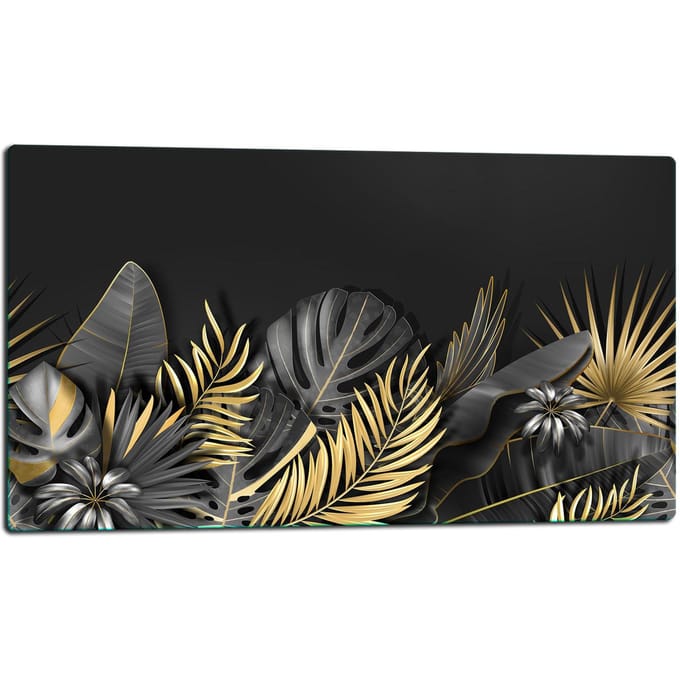TMK ArtDeko - Snijplank - Glas - 52x30cm - Bloemen