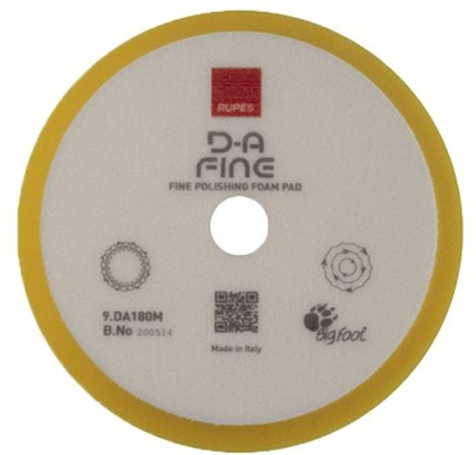 RUPES DA POLIJSTPAD MEDIUM GEEL 80MM
