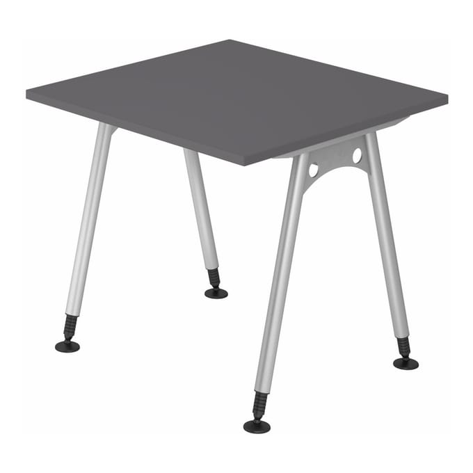 ATOS 8 S | Bureau - 80 x 80 Tafelhoogte I In hoogte verstelbaar Grafiet