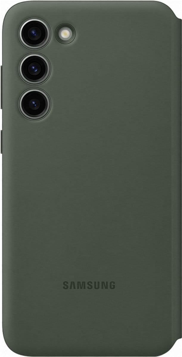 Samsung Smart View Wallet smartphonehoesje kaarthouder Kaki kaki