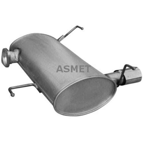 Geluiddemper achter ASMET 12.046