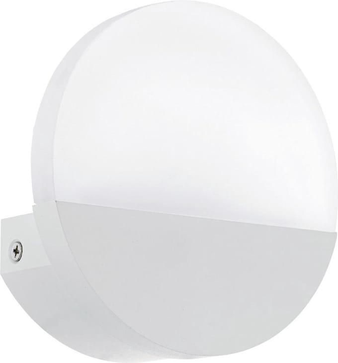 EGLO Metrass 1 - Wandlamp - 1 Lichts - Wit - Gesatineerd