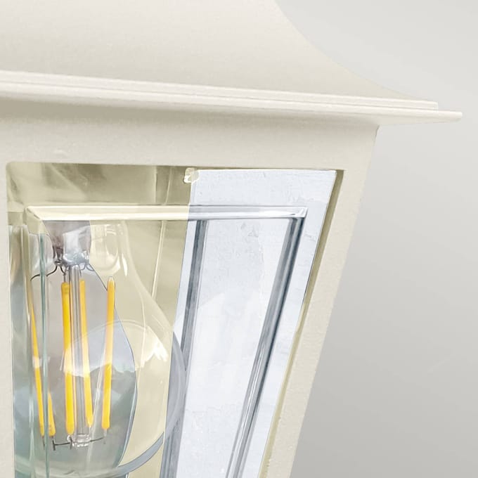 Elstead Lighting LED Wand Buitenlamp Deco Lane | 1X E27 Max 60W | IP44 | Dimbaar | Cream