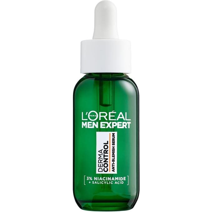 L'Oréal Men Expert Derma Control Anti-Blemish Serum with 3% Niacinamide + Salicylic acid 30ml