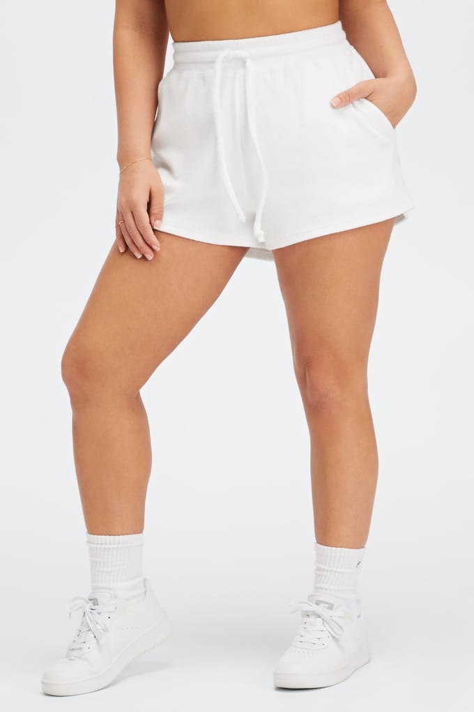 Fabletics Island Terry Short Bright White Taglia: S REG | Pantaloncini Outlet | Donna | Bianco