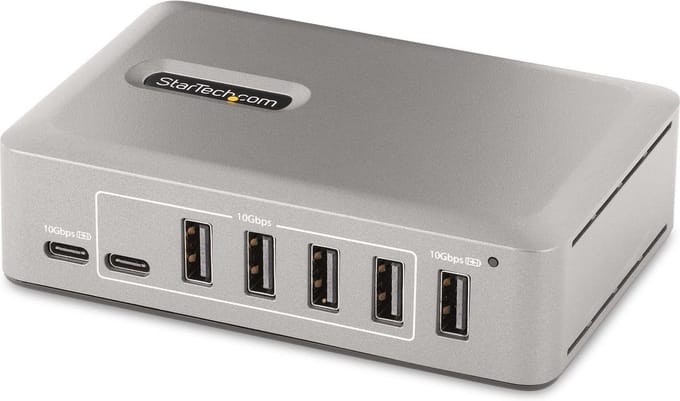 StarTech.com 10G8A2CS-USB-C-HUB USB hub - 10 - Grijs