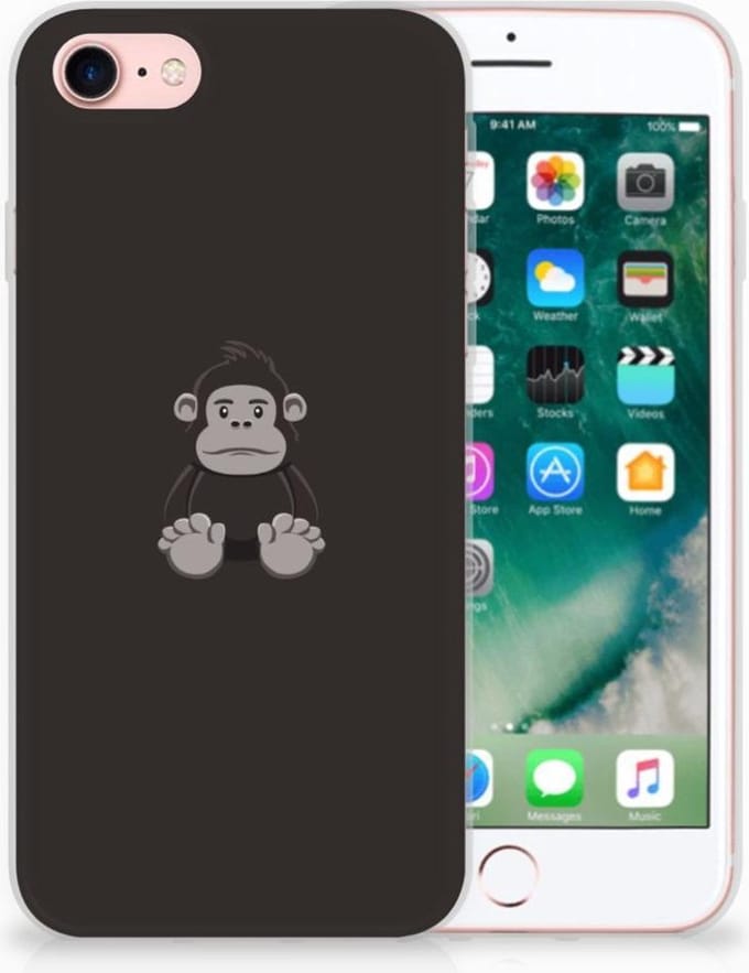 iPhone SE 2022 | SE 2020 | 8 | 7 Telefoonhoesje met Naam Gorilla