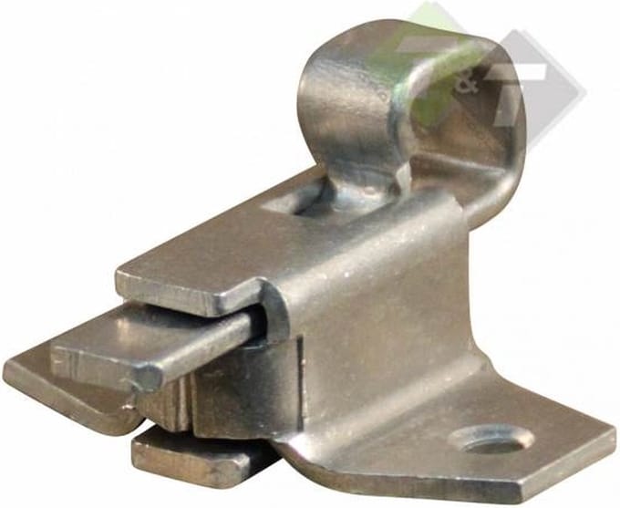 Schuif snelsluiting, Zeilsluiting, Aluminium, Zeilring sluiting
