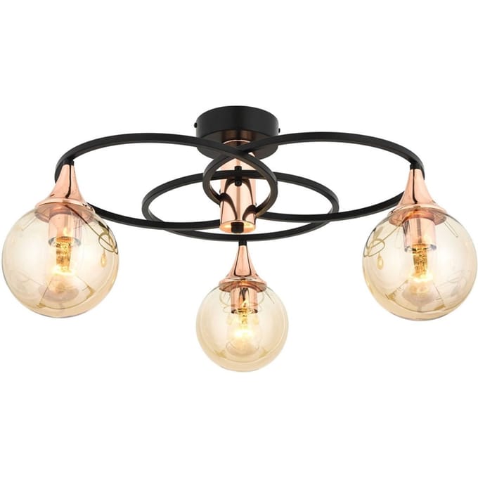 Plafondlamp Darnall 3-lichts | Lumos