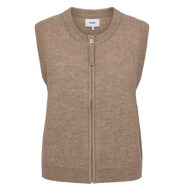 Nümph 707122 nufuette zip vest silver mink