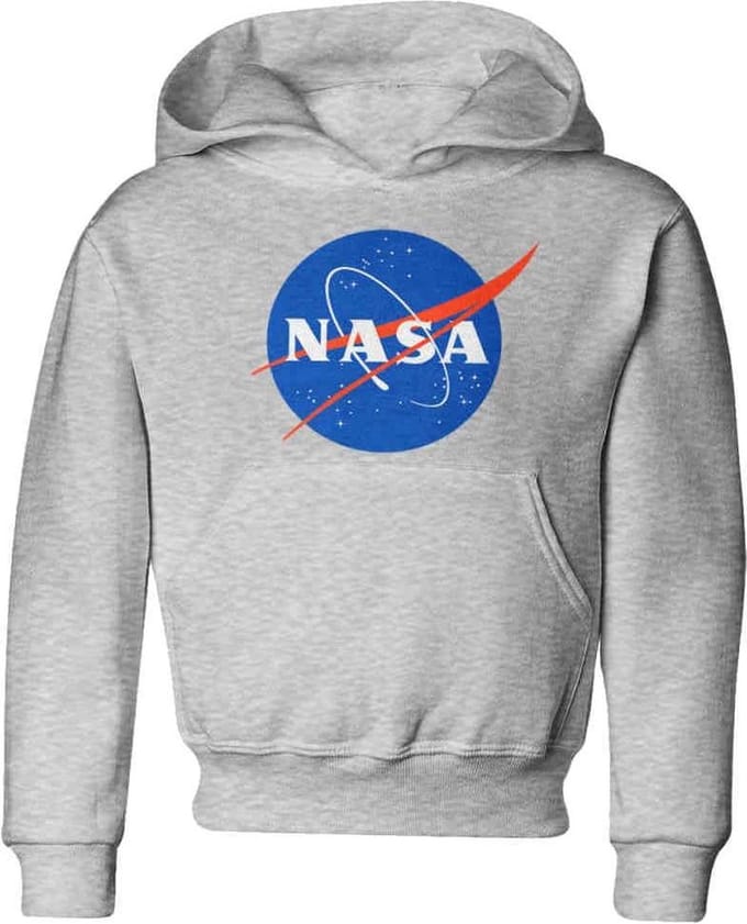 NASA - Insignia / Logotype Kinder hoodie/trui - Kids tm 6 jaar - Grijs
