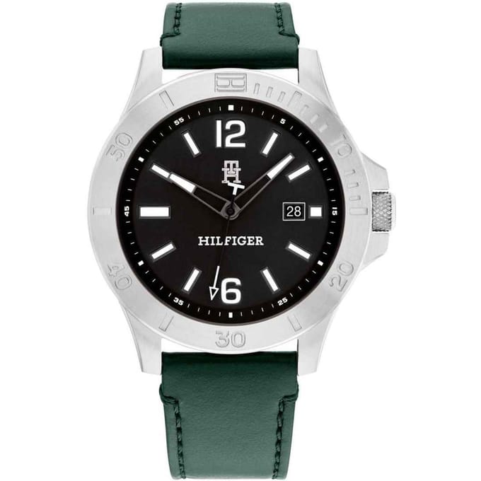 Tommy Hilfiger Ryan Heren Groen Horloge 1710531