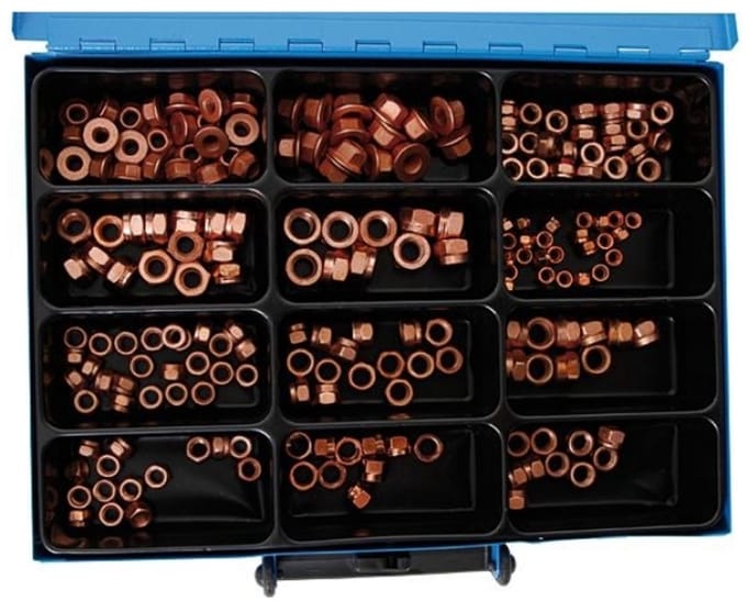 Dresselhaus Koperen Moeren Assortiment – 200-delig – Thermag & DIN 6927