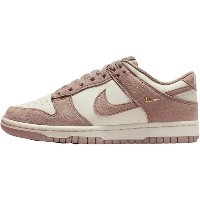 Nike Dunk Low Malt Mini Swoosh Dames Sneakers Bruin Zeil Metallic-Goud IB4417-105 41