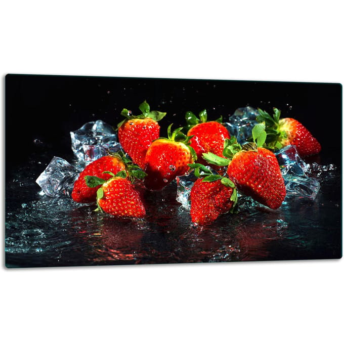 TMK ArtDeko Glas - Snijplank - 52x30 cm - Inductie - Fruit Design
