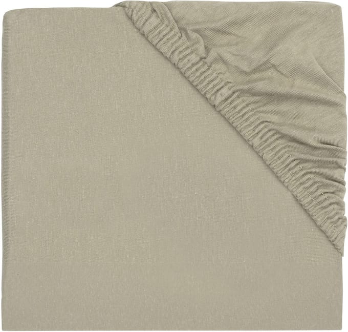 Jollein - Hoeslaken Jersey 75x95cm - Boxmatras - Olive Green