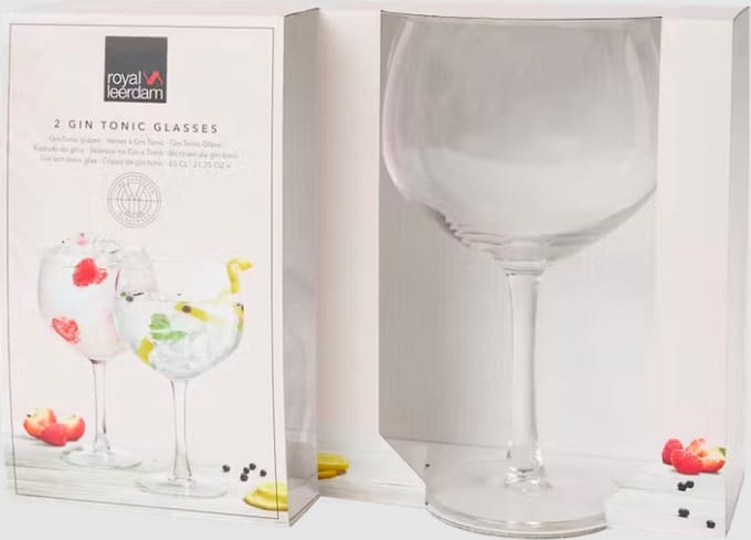 Royal Leerdam Gin Tonic glazen - 650 ml - set van 2
